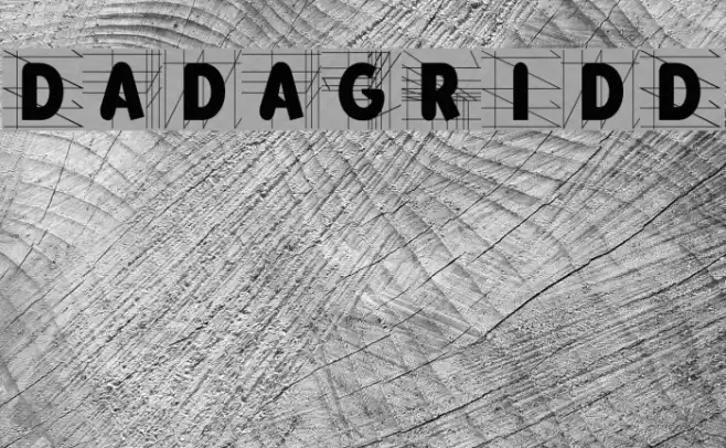DadaGridD Font examples