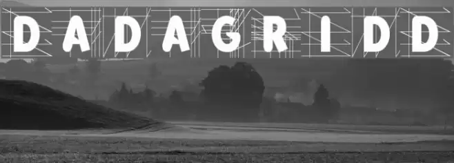 DadaGridD Font examples