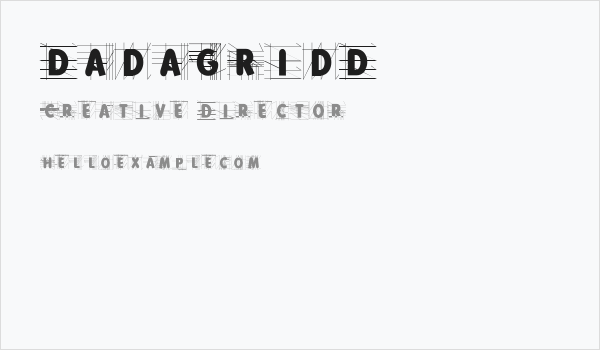 DadaGridD Business Card
