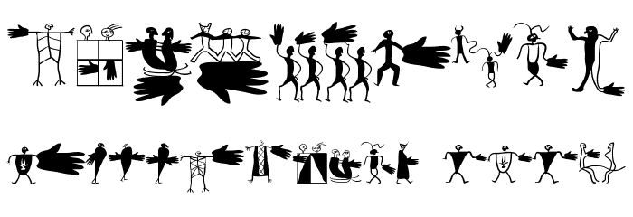 DadaMeetsStoneage Font OTHER CHARS