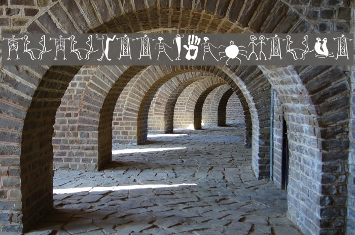 DadaMeetsStoneage Font examples