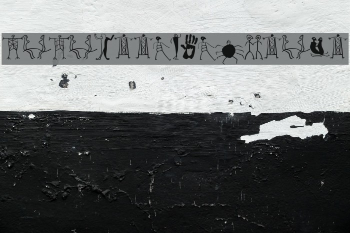 DadaMeetsStoneage Font examples