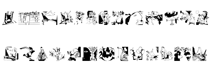 DadaPeopleOne Font LOWERCASE