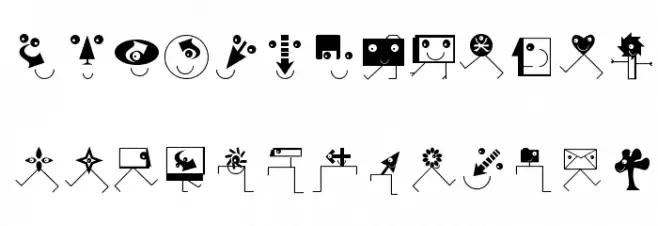 Dadada Font UPPERCASE