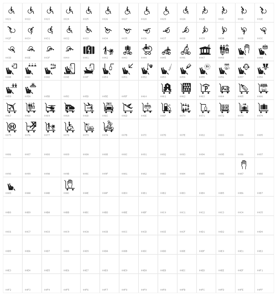 DadadaBats Character Map