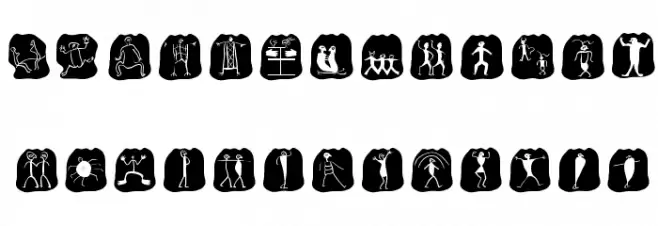 DadasStoneageTwo 字体 小写