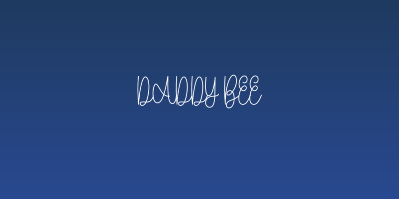Daddy Bee Social Header