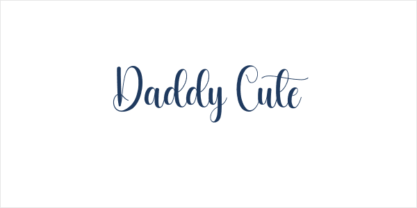 Daddy Cute Logo