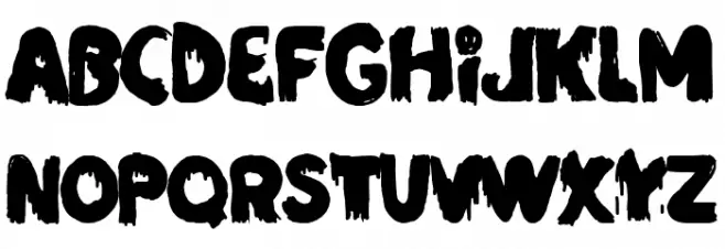 Daddy Ink Font Litere mari