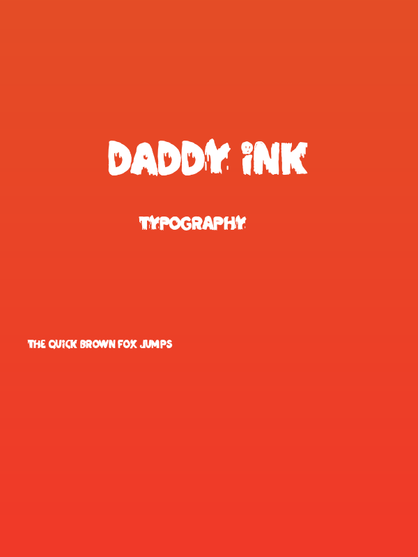 Daddy Ink Poster