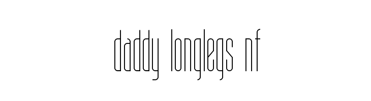 Daddy Longlegs NF  Скачать бесплатные шрифты