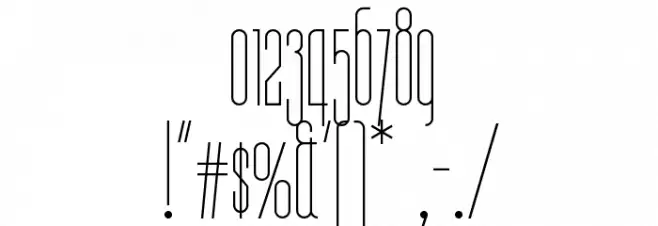 Daddy Longlegs NF Font OTHER CHARS