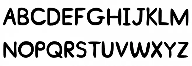 Daddy Pig Schriftart Groß