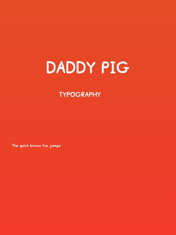 Daddy Pig Poster