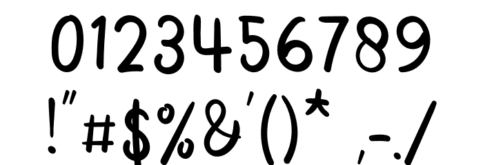 Daddy Shark Font OTHER CHARS