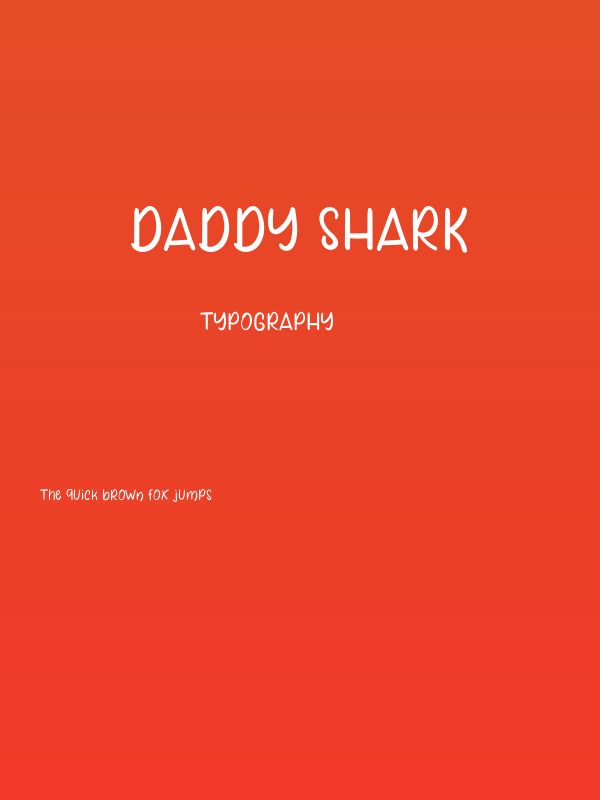 Daddy Shark Poster