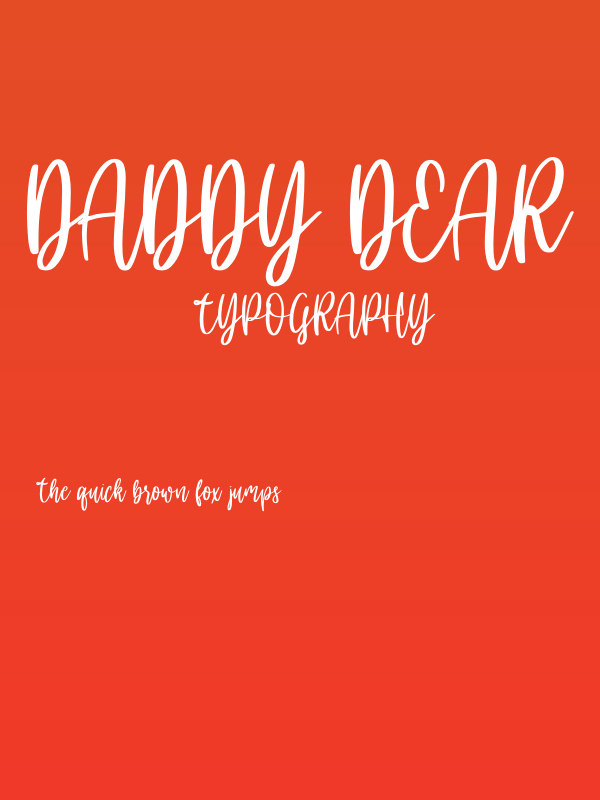 Daddy dear Poster