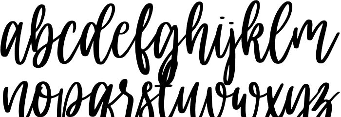 Daddy dear Font LOWERCASE