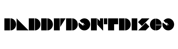 DaddyDontDisco Font