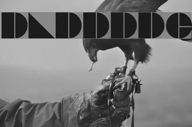 DaddyDontDisco Font examples