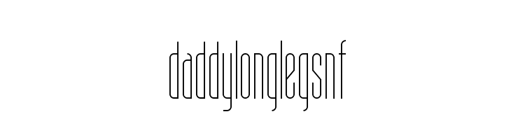 DaddyLonglegsNF  Fuentes Gratis Descargar