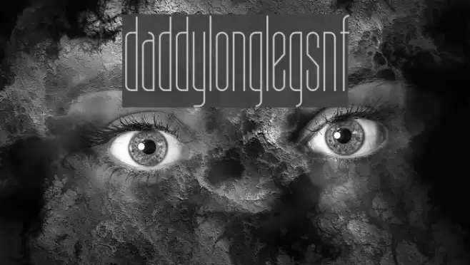 DaddyLonglegsNF Font examples