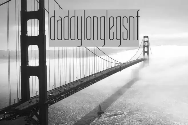 DaddyLonglegsNF Font examples