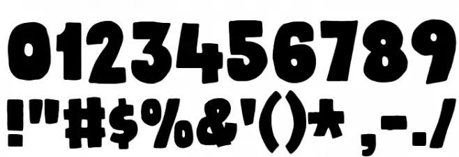 DaddyinspaceDEMO Font OTHER CHARS