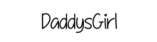 DaddysGirl  Frei Schriftart Herunterladen