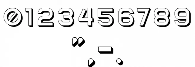 Dades Regular Font OTHER CHARS