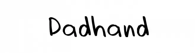 Dadhand  Frei Schriftart Herunterladen