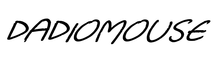 Dadiomouse Font