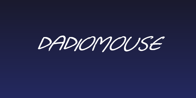 Dadiomouse Social Header