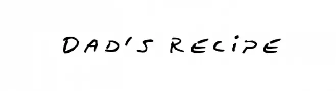 Dad's Recipe  Frei Schriftart Herunterladen