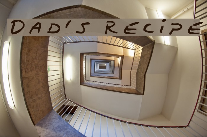 Dad's Recipe Font examples