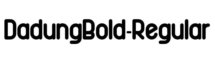 DadungBold-Regular  لخطوط تنزيل
