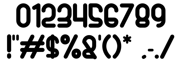 DadungBold-Regular Font OTHER CHARS