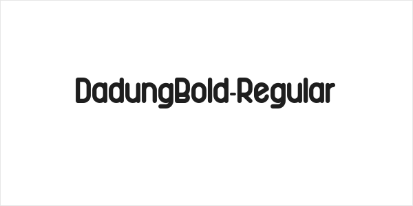 DadungBold-Regular Logo