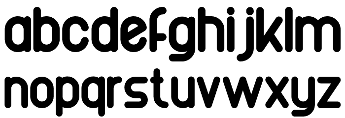 DadungBold-Regular Font LOWERCASE