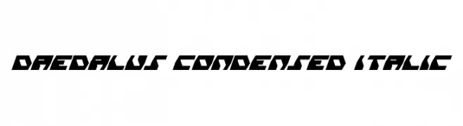 Daedalus Condensed Italic  baixar fontes gratis
