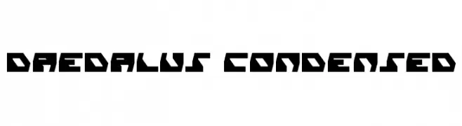 Daedalus Condensed  Скачать бесплатные шрифты
