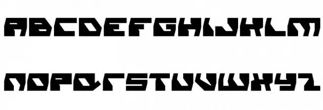 Daedalus Condensed フォント 大文字