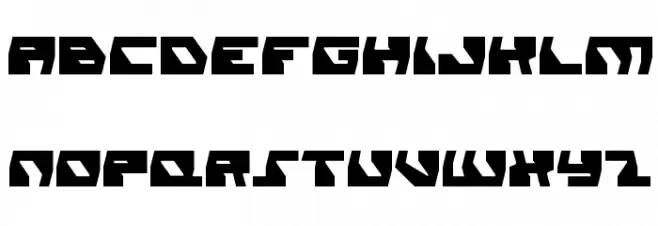 Daedalus Condensed フォント 小文字
