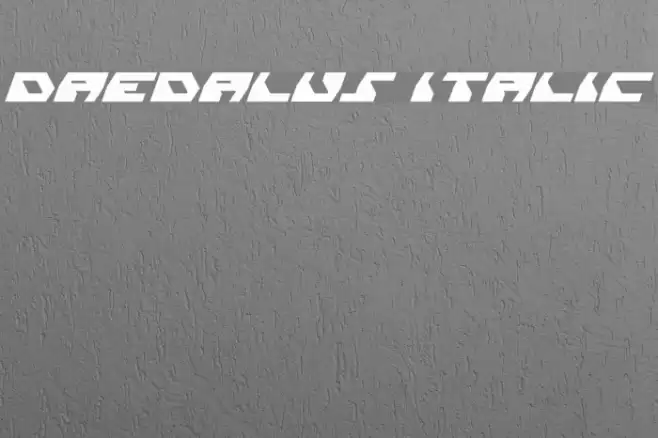 Daedalus Italic Fuentes examples