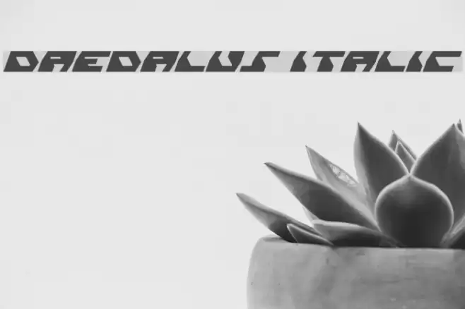 Daedalus Italic Fuentes examples