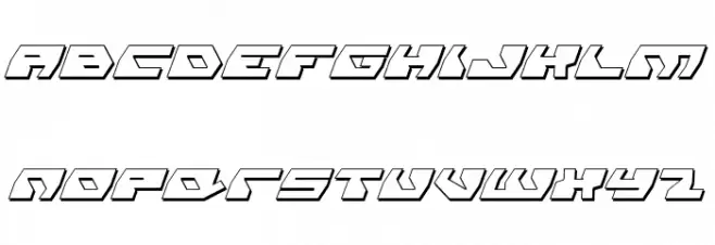 Daedalus Shadow Italic خط أحرف كبيرة