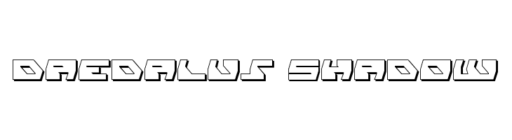 Daedalus Shadow  Free Fonts Download