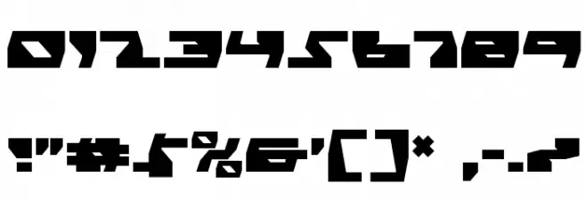 Daedalus Шрифта ДРУГИЕ символов
