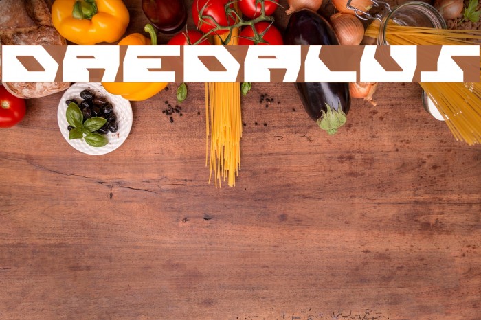 Daedalus Font examples