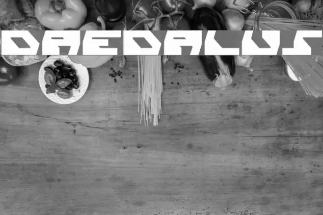 Daedalus Шрифта examples